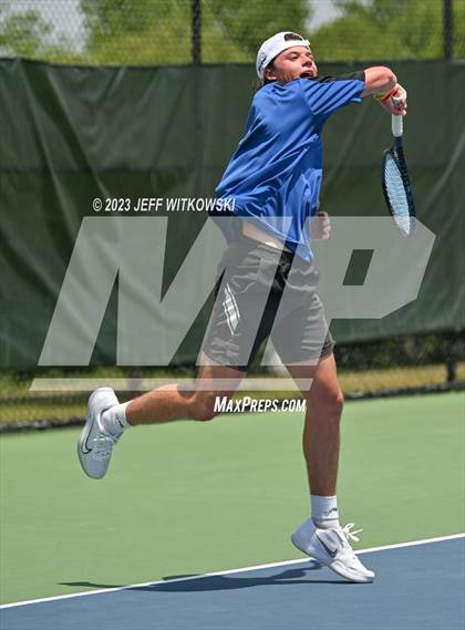 Thumbnail 2 in NCHSAA 3A Singles Tennis State Championship photogallery.