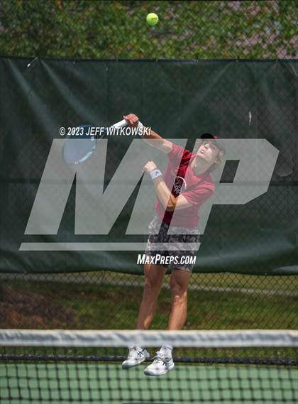 Thumbnail 1 in NCHSAA 3A Singles Tennis State Championship photogallery.