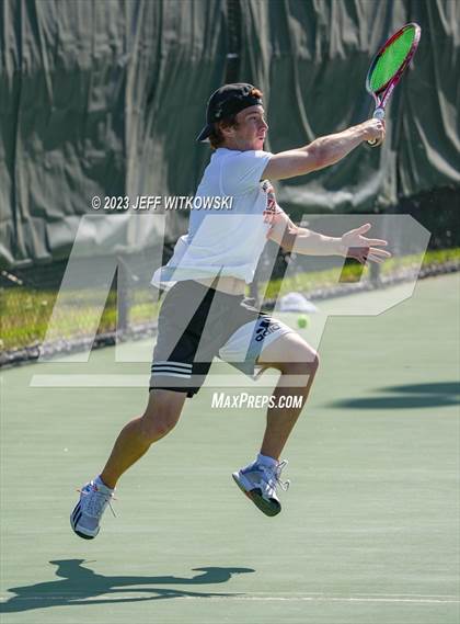 Thumbnail 2 in NCHSAA 3A Singles Tennis State Championship photogallery.