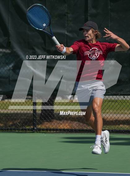 Thumbnail 3 in NCHSAA 3A Singles Tennis State Championship photogallery.