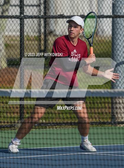 Thumbnail 3 in NCHSAA 3A Singles Tennis State Championship photogallery.
