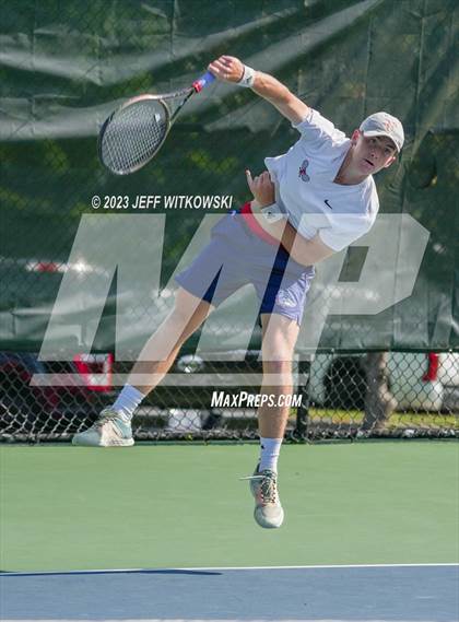 Thumbnail 1 in NCHSAA 3A Singles Tennis State Championship photogallery.