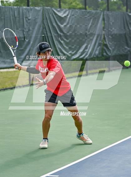 Thumbnail 3 in NCHSAA 3A Singles Tennis State Championship photogallery.