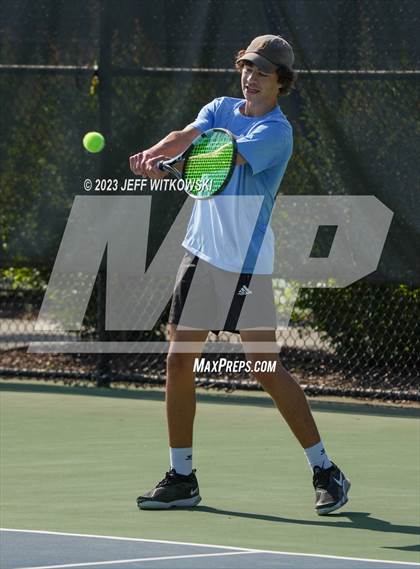 Thumbnail 3 in NCHSAA 3A Singles Tennis State Championship photogallery.