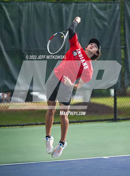 Thumbnail 2 in NCHSAA 3A Singles Tennis State Championship photogallery.
