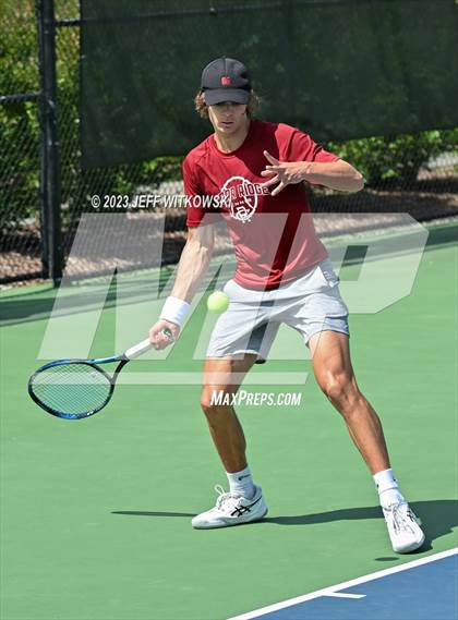 Thumbnail 1 in NCHSAA 3A Singles Tennis State Championship photogallery.
