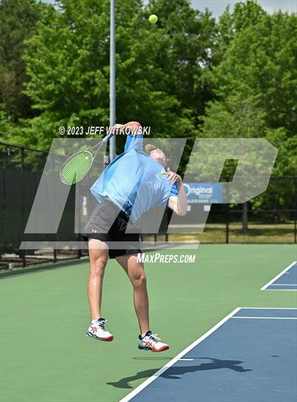 Thumbnail 3 in NCHSAA 3A Singles Tennis State Championship photogallery.