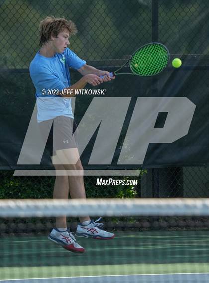 Thumbnail 1 in NCHSAA 3A Singles Tennis State Championship photogallery.