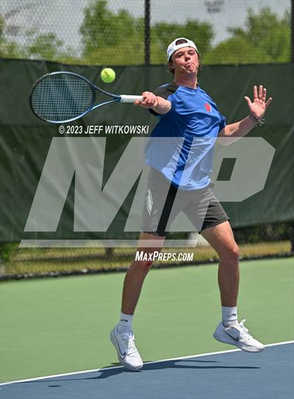 Thumbnail 1 in NCHSAA 3A Singles Tennis State Championship photogallery.