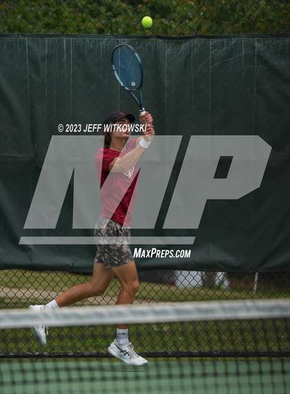 Thumbnail 2 in NCHSAA 3A Singles Tennis State Championship photogallery.