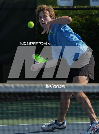 Thumbnail 2 in NCHSAA 3A Singles Tennis State Championship photogallery.