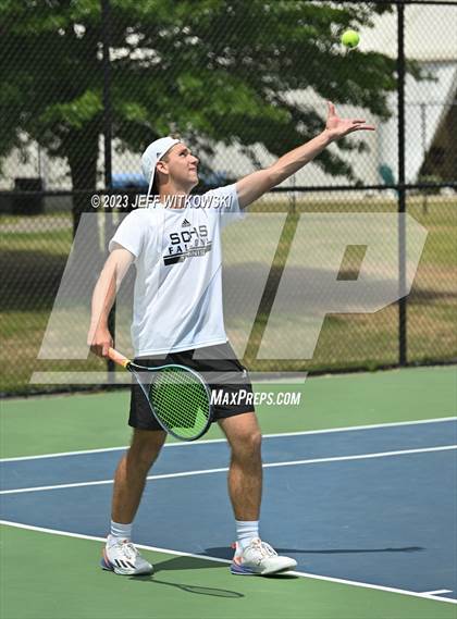 Thumbnail 2 in NCHSAA 3A Singles Tennis State Championship photogallery.