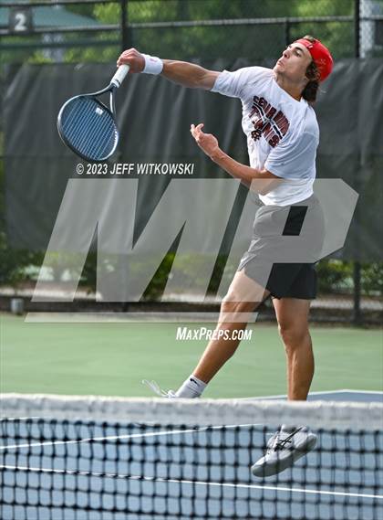 Thumbnail 2 in NCHSAA 3A Singles Tennis State Championship photogallery.