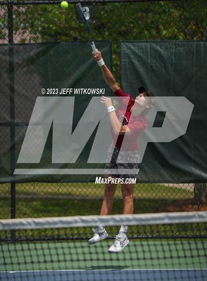 Thumbnail 2 in NCHSAA 3A Singles Tennis State Championship photogallery.