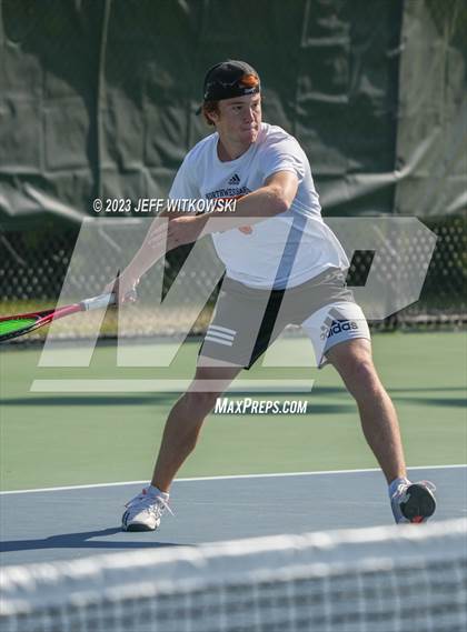 Thumbnail 3 in NCHSAA 3A Singles Tennis State Championship photogallery.