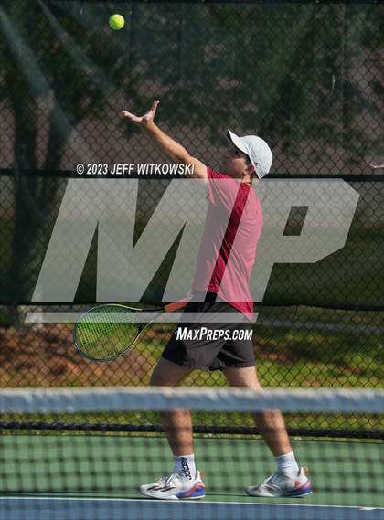 Thumbnail 3 in NCHSAA 3A Singles Tennis State Championship photogallery.