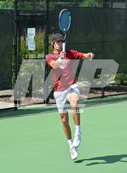 Thumbnail 2 in NCHSAA 3A Singles Tennis State Championship photogallery.