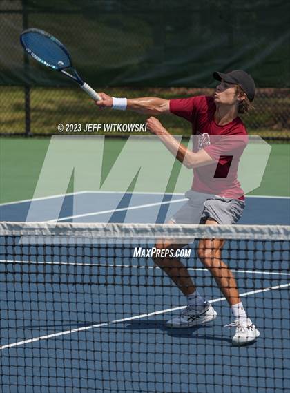 Thumbnail 1 in NCHSAA 3A Singles Tennis State Championship photogallery.