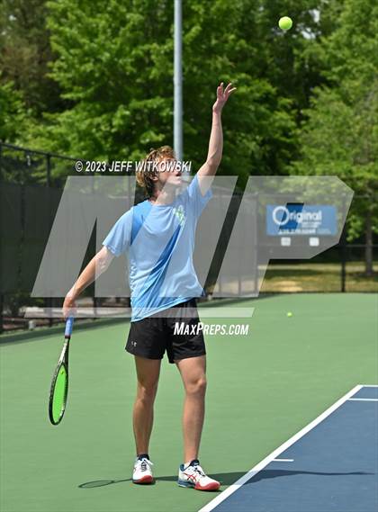 Thumbnail 1 in NCHSAA 3A Singles Tennis State Championship photogallery.
