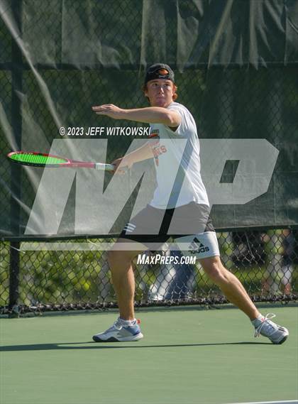 Thumbnail 1 in NCHSAA 3A Singles Tennis State Championship photogallery.