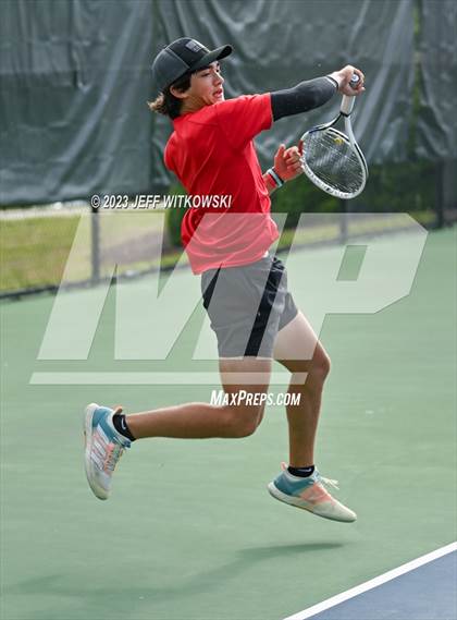 Thumbnail 1 in NCHSAA 3A Singles Tennis State Championship photogallery.
