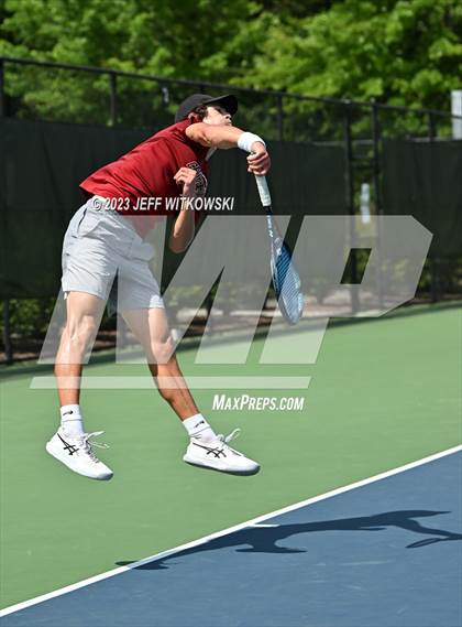 Thumbnail 2 in NCHSAA 3A Singles Tennis State Championship photogallery.