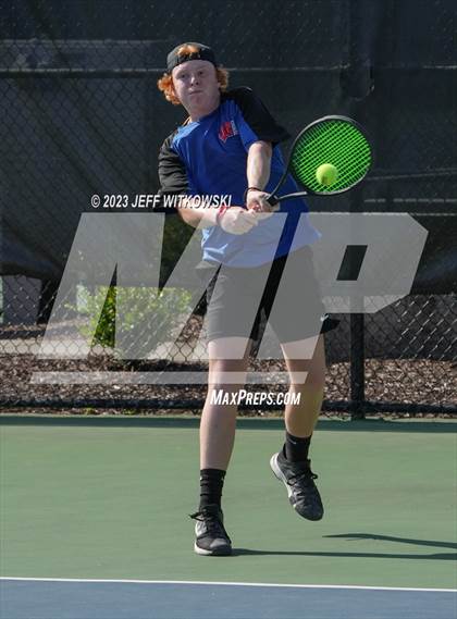Thumbnail 1 in NCHSAA 3A Singles Tennis State Championship photogallery.