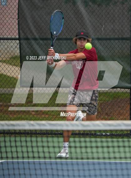 Thumbnail 1 in NCHSAA 3A Singles Tennis State Championship photogallery.