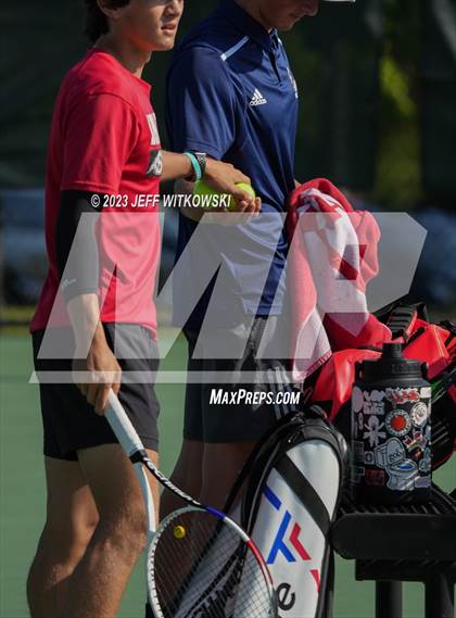 Thumbnail 1 in NCHSAA 3A Singles Tennis State Championship photogallery.