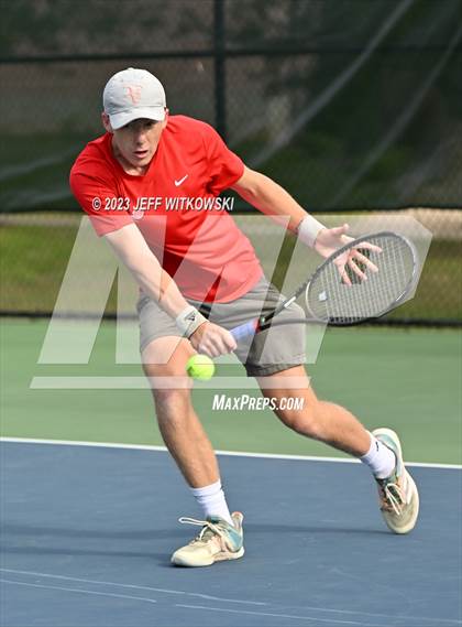 Thumbnail 1 in NCHSAA 3A Singles Tennis State Championship photogallery.