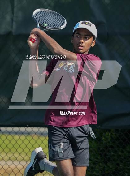 Thumbnail 1 in NCHSAA 3A Singles Tennis State Championship photogallery.