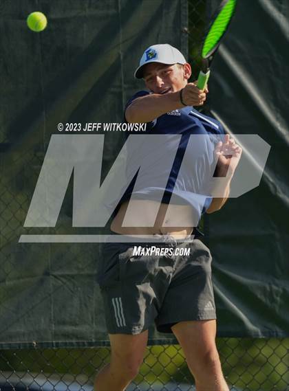 Thumbnail 3 in NCHSAA 3A Singles Tennis State Championship photogallery.