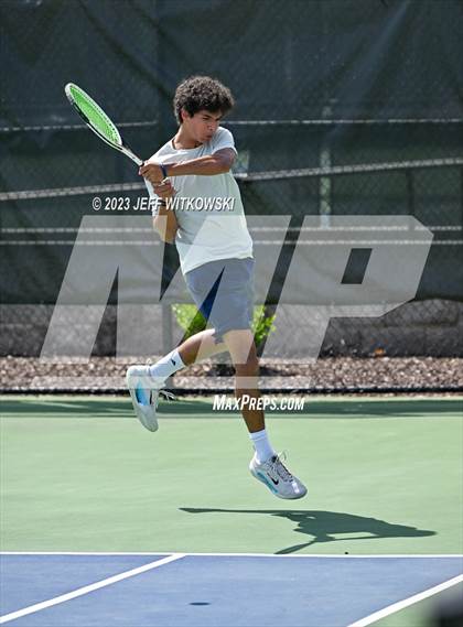 Thumbnail 3 in NCHSAA 3A Singles Tennis State Championship photogallery.