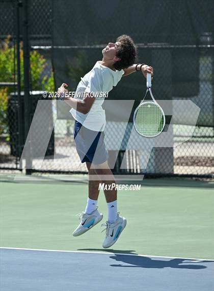 Thumbnail 2 in NCHSAA 3A Singles Tennis State Championship photogallery.