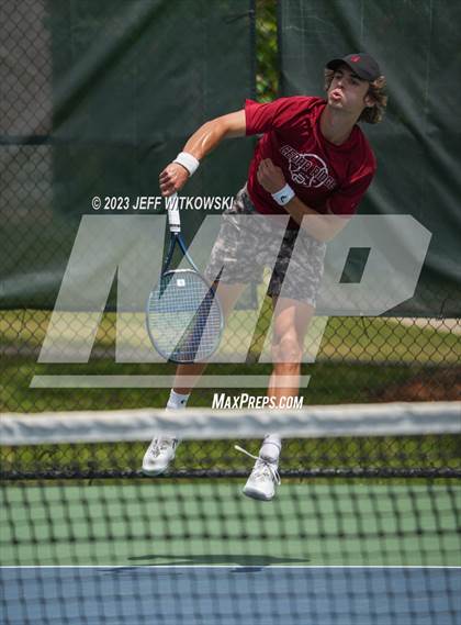 Thumbnail 3 in NCHSAA 3A Singles Tennis State Championship photogallery.