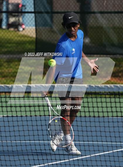 Thumbnail 3 in NCHSAA 3A Singles Tennis State Championship photogallery.