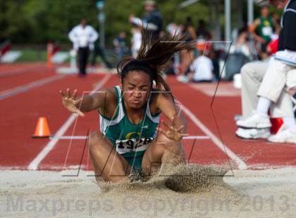 Thumbnail 2 in Stanford Invitational Long Jump photogallery.