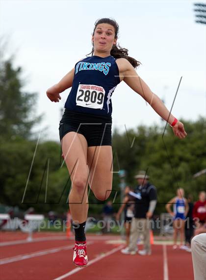 Thumbnail 3 in Stanford Invitational Long Jump photogallery.