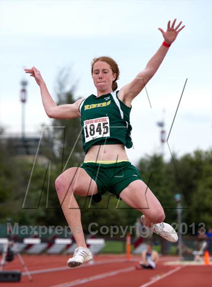 Thumbnail 3 in Stanford Invitational Long Jump photogallery.