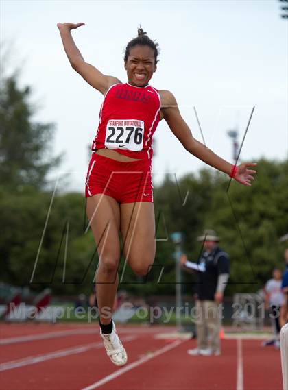 Thumbnail 1 in Stanford Invitational Long Jump photogallery.