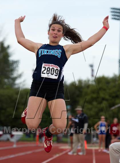 Thumbnail 1 in Stanford Invitational Long Jump photogallery.