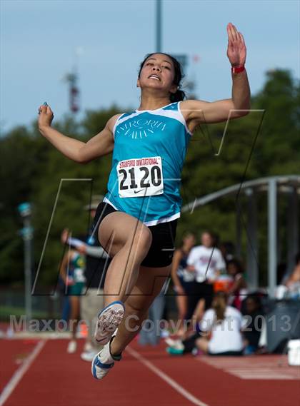 Thumbnail 2 in Stanford Invitational Long Jump photogallery.