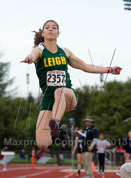 Thumbnail 3 in Stanford Invitational Long Jump photogallery.