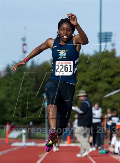 Thumbnail 3 in Stanford Invitational Long Jump photogallery.