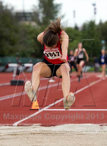 Thumbnail 3 in Stanford Invitational Long Jump photogallery.