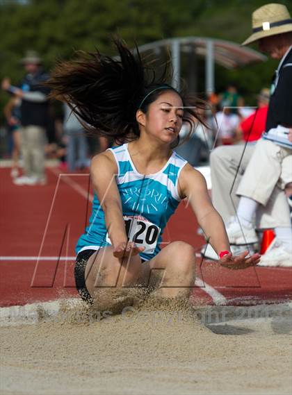 Thumbnail 3 in Stanford Invitational Long Jump photogallery.