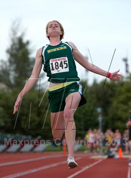 Thumbnail 2 in Stanford Invitational Long Jump photogallery.
