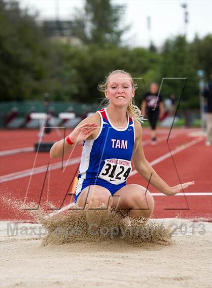 Thumbnail 1 in Stanford Invitational Long Jump photogallery.
