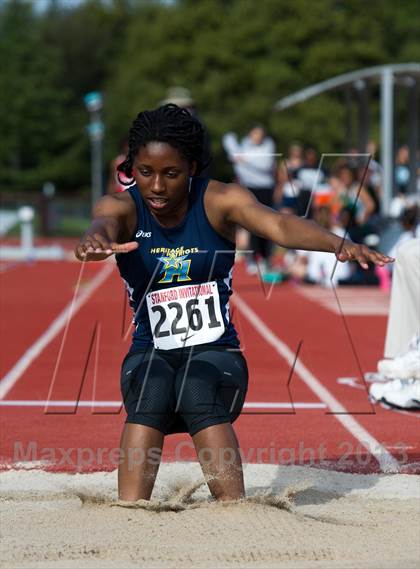 Thumbnail 3 in Stanford Invitational Long Jump photogallery.