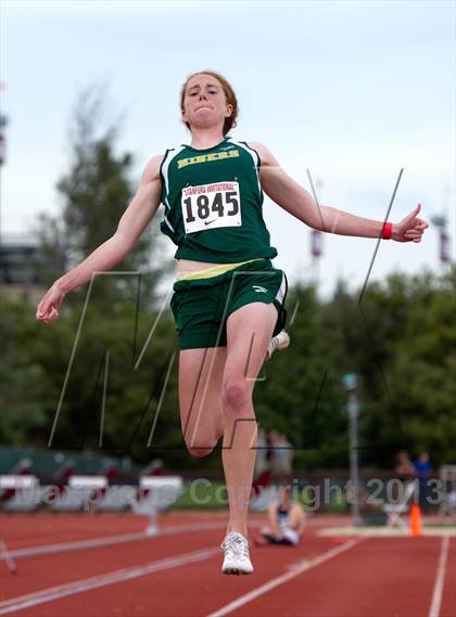 Thumbnail 2 in Stanford Invitational Long Jump photogallery.